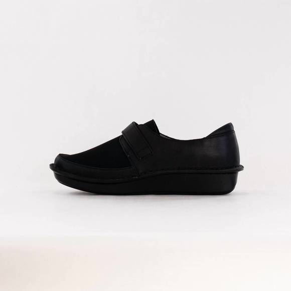 NEW ALEGRIA women's brenna loafers in oiled black - Picture 2 of 6